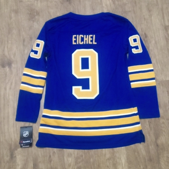 Buffalo Sabres Fanatics Women's Home Premier Breakaway Jersey M Eichel NWT - Picture 2 of 12